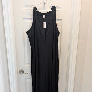 Black Sleeveless Jumpsuit